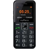 Myphone HALO EASY seniorimatkapuhelin - Musta - 1,77" TFT LCD-näyttö - VGA-kamera