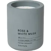 Blomus Scented Candle Flintstone Rose White Musk 290 g