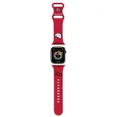 Hello Kitty Apple Watch 38/40/41mm Ranneke Liquid Silicone Punainen