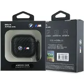 BMW Carbon Double Metal Logo Black AirPods 4 -kotelo
