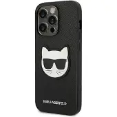 Karl Lagerfeld Klhcp14lsapchk Iphone 14 Pro 6.1 Saffiano Choupette Head Patch Puhelinkotelo