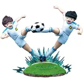 Taka Kapteeni Tsubasa Oliver Hutton & Tom Becker Kultainen Kaksonen -figuuri