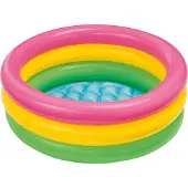 Intex Puhallettava Rainbow-allas lapsille pehmeällä pohjalla