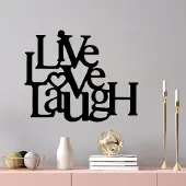 Hobby Hall Ripustettava koristelu Live-Love-Laugh, 1 kpl.