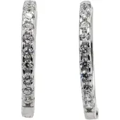 Silver Bar 1364 creol 18mm korvakorut