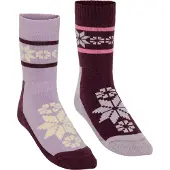 Kari Traa Rusa Sock 2Pk - Pink - 36-38