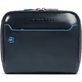 Piquadro Blue Square Crossbody-laukku Nahka 21 cm Sininen