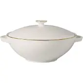 Villeroy & Boch Anmut Gold -keittoterriini Valkoinen