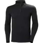 Helly Hansen Lifa Merino Midweight 1/2 Zip, miesten, musta