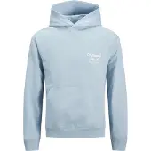 Jack & Jones Collegepaita 'JORNorrebro' vaaleansininen / valkoinen