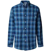 Pepe Jeans for man. PM3090823 Corwin blue shirt (XL), Casual, Cotton, Long sleeve