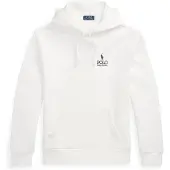 Ralph Lauren Logo Fleece Hoodie - White - XL