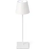 Faro LED-pöytälamppu Toc USB-laturilla, IP54, valkoinen Toc, himmennettävä, Valkoinen/opaali, Alumiini, Moderni