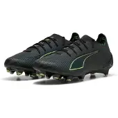 Puma Ultra 6 Ultimate FG Eclipse - Musta/Vihreä/Green Terrain - Nurmi (FG), koko 47