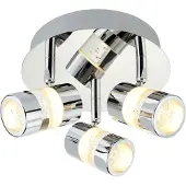Searchlight Kohdevalaisin kattoon Bubbles, Kromi/hopea, Kylpyhuone, Metalli, Moderni