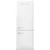 Smeg FAB38RWH6 jääkaappi/pakastin, saranointi oikealla 70 cm, valkoinen