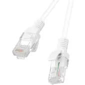 Lanberg PCU6-10CC-0100-W, 1 m, Cat6, U/UTP (UTP), RJ-45, RJ-45, Valkoinen