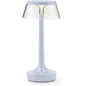 Flos Design-pöytävalaisin Bon jour unplugged, himmennettävä, Sininen, Eteinen, Synteettinen materiaali, Design