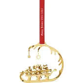 Georg Jensen CC 1995/2025 Joulukoriste, 18K kultapinnoite