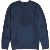 G-Star for man. D26777-C259-H737 3D Biker ribbed sweatshirt blue (XXL), Casual, Acrylic, Organic Cotton, Sustainable