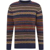 Barbour Neulepaita '' sininen / karamelli / vaaleanruskea