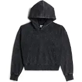 G-Star for woman. D27726-D969-H590 Washed A Line Script sweatshirt black (S), Casual, Organic Cotton, Sustainable