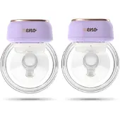 NENO Sole Twin Sähkökäyttöinen Rintapumppu Hands Free, Violetti