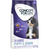 Concept for Life 4x1,5kg X-Large Puppy & Junior koiran kuivaruoka