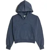 G-Star Washed A-Line Script Hoodie Sweater - Dark blue - Women