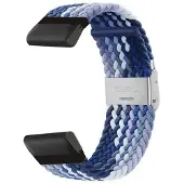 CaseOnline Punottu Kellon ranneke Garmin Quatix 8 (51mm) - Gradient blue