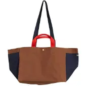 HAY Weekend Bag Organic laukku S Brown multi