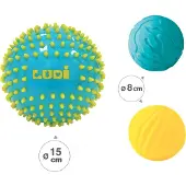 Ludi Sensory Ball Set - Blue - ONE SIZE