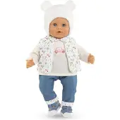 Corolle Doll Clothes Hat And Vest, 36 Cm - White - 36 CM