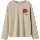 Name it Nkmlayton Ls Nreg Top Box - Beige - 146-152
