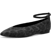 Tamaris Nauhaballerina harmaa / musta