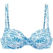Venice beach Bikinitoppi taivaansininen / valkoinen