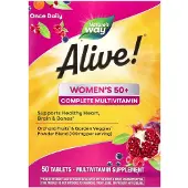 Nature'S Way - Alive! Naisten 50+ täydellinen monivitamiini (50 tablettia)
