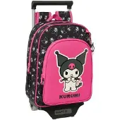 Hello Kitty Kuromi Trolley Matkalaukku 10L, Pinkki/Musta