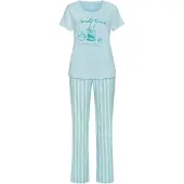 Vivance Pyjama turkoosi / vaaleansininen / vihreä