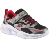 SKECHERS LED-kengät - Meteor Lights - Glow Kamppailu - Gun/Punai - - 35 - LED-kengät