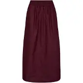 Numph Nujuny Long Skirt - Burgundy - 40