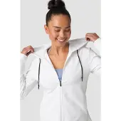 ICANIWILL Stride Zip Hoodie White