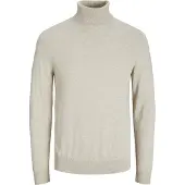 Jack & Jones Jjeemil Knit Roll Neck Noos - Grey - S