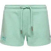 Superdry for woman. W7110286A Organic cotton knit shorts with logo Vintage Logo green (M), Casual, Sport, Sustainable