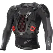 Alpinestars Bionic Plus V2 Suojatakki Musta/Antrasiitti/Punainen unisex, size L