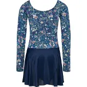 Hummel Hmljr Mix Gymsuit L/S - Navy - 116