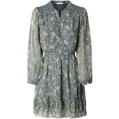 Pepe Jeans for woman. PL9537690 Londyn dress blue (L), Casual, Polyester, Long sleeve