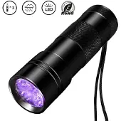 24hShop UV Taskulamppu jossa 12 LED