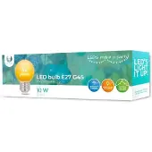 Forever Light LED E27 G45 2W 5 lm 5 kpl pakkaus - Keltainen