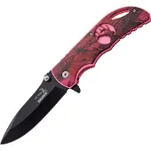ELK RIDGE Linerlock A/O Pink Camo